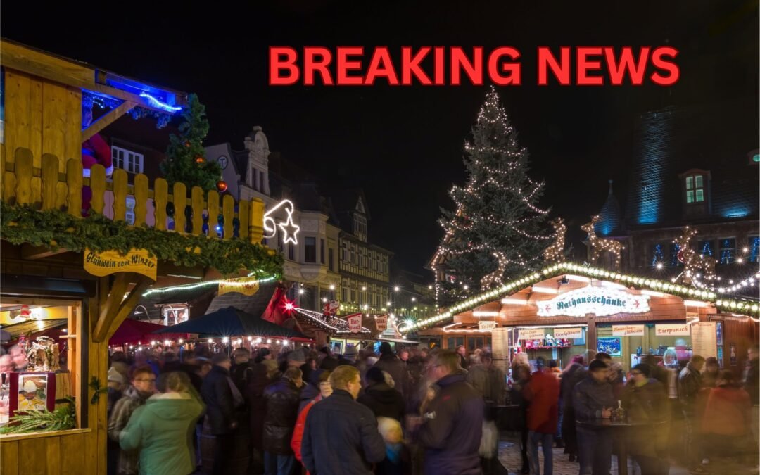 Crowds at Germany Christmas Market Horrified as Car Intentionally Barrels Into Them Killing 2 and Injuring 70